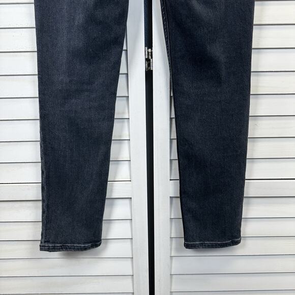 Reformation Jeans High and Skinny Crop Avalon Black Wash Pants Organic Size 28 - Picture 7 of 10